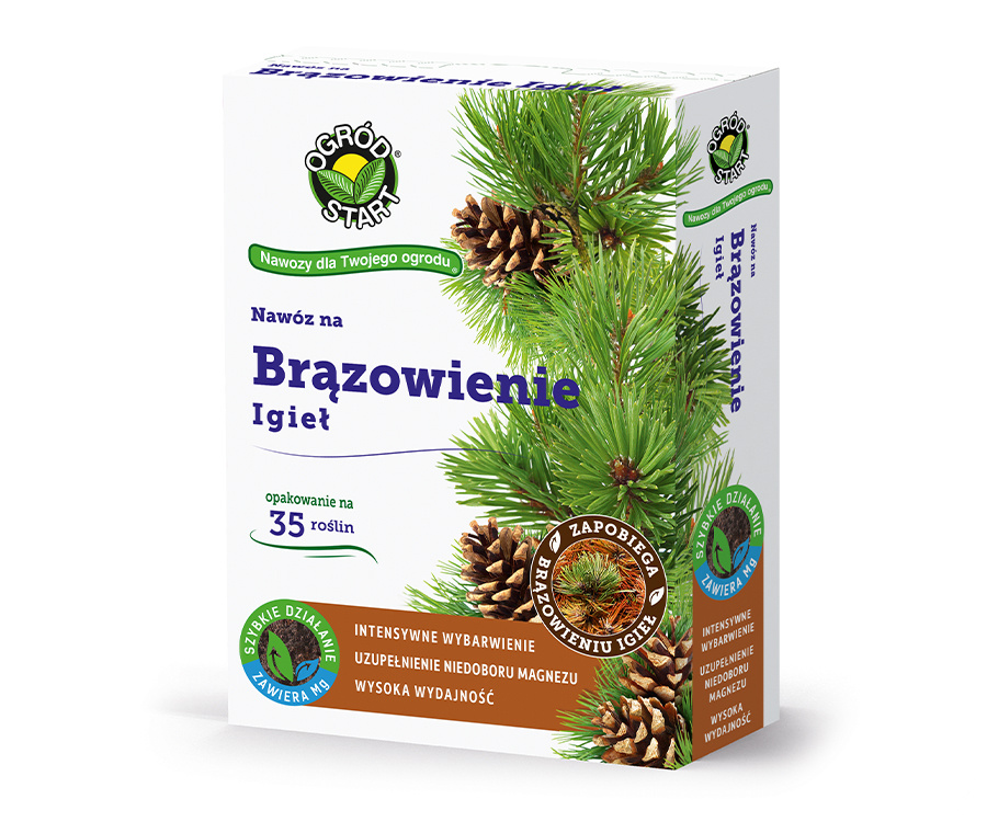 Nawóz na Brązowienie Igieł granulowany 1 kg karton
