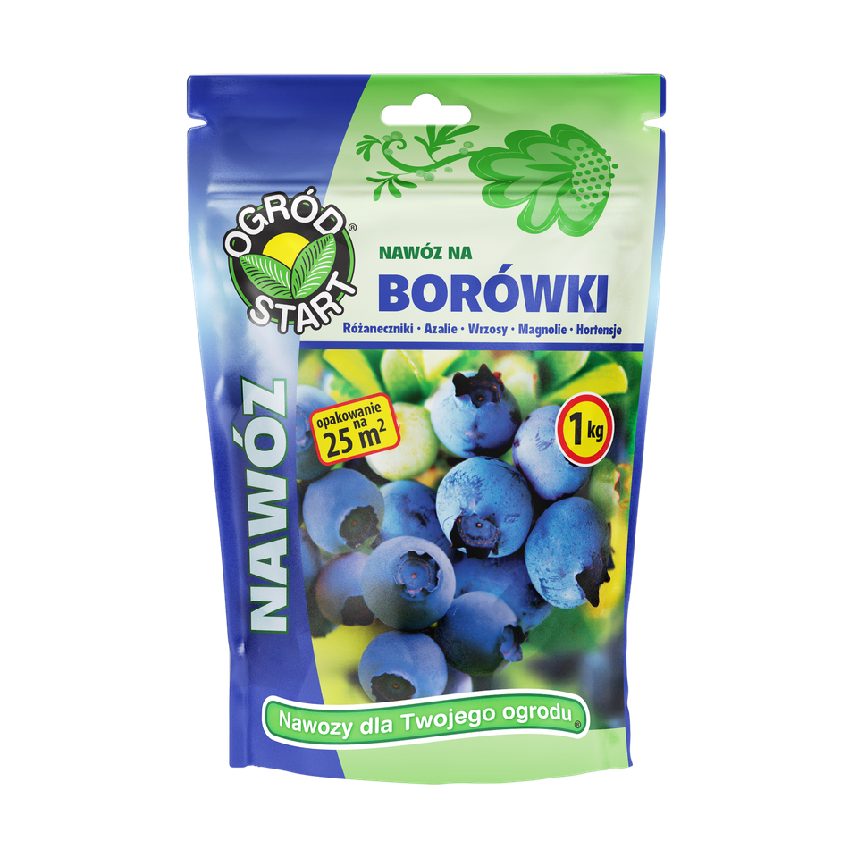 Nawóz do Borówek granulowany 1 kg doypack