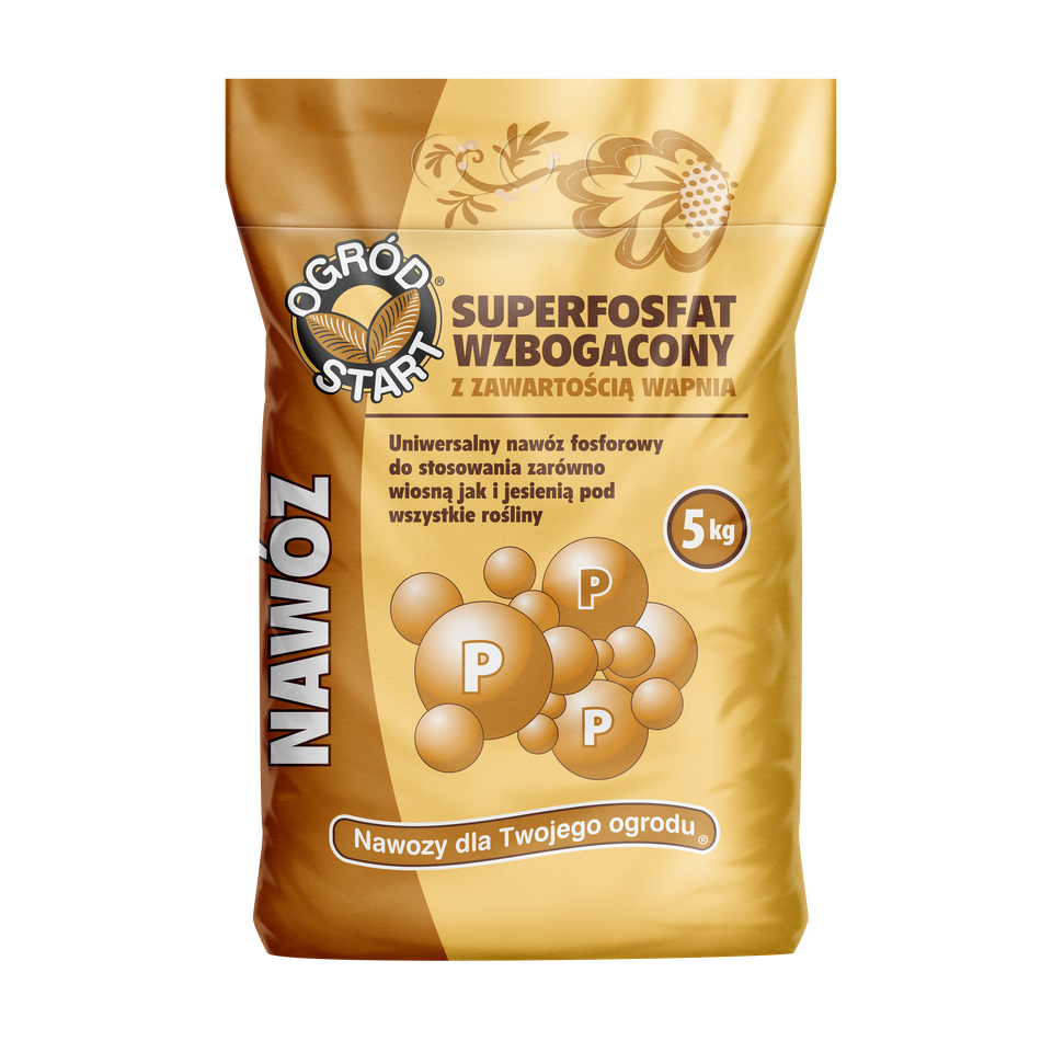Nawóz Superfosfat wzbogacony Uniwersalny nawóz fosforowy granulowany 5 kg